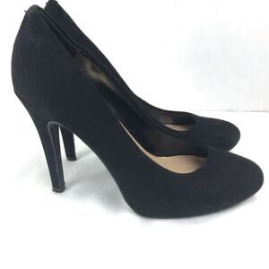 Jessica Simpson Malia Black Faux Suede Pumps 6